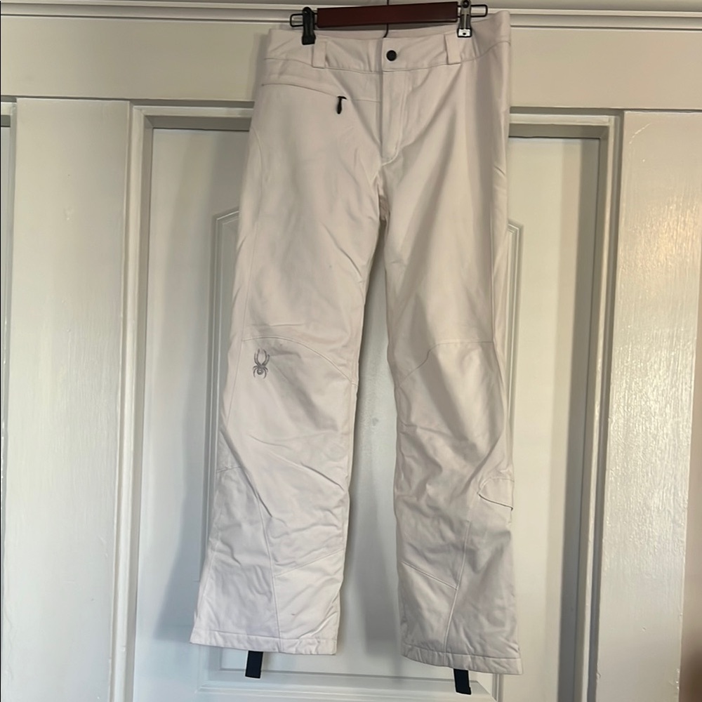 Women’s White Spyder Snow Pants